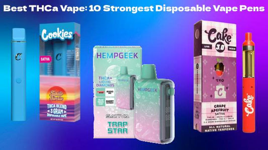 Best THCa Vape: 10 Strongest Disposable Vape Pens