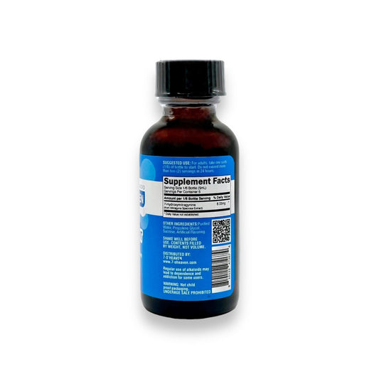 7 O’Heaven 7-OH Shot 50mg 30mL back ingredients
