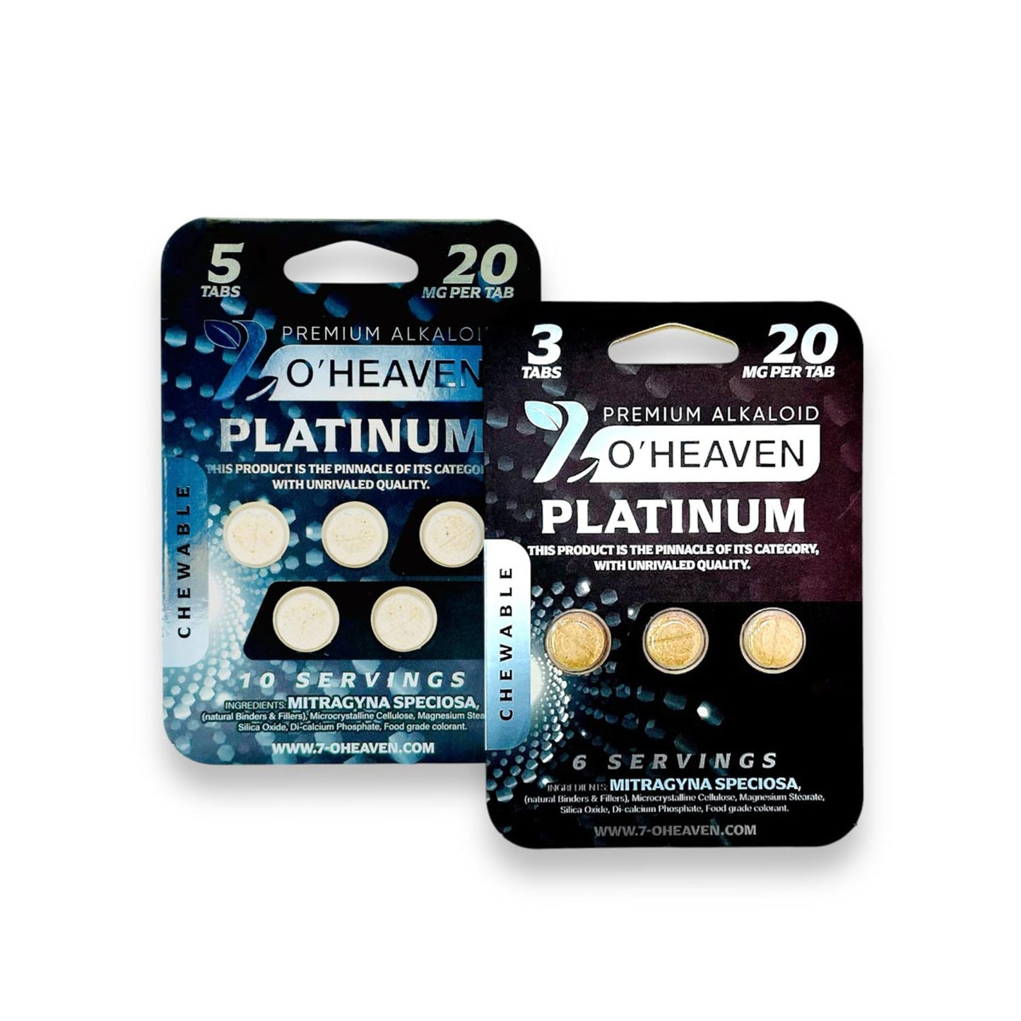 7 O'Heaven Platinum 7-OH Tablets 3 pack 5 pack