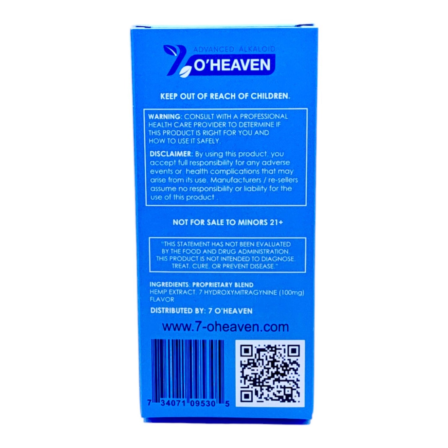 7 o'heaven vape ingredients and warning