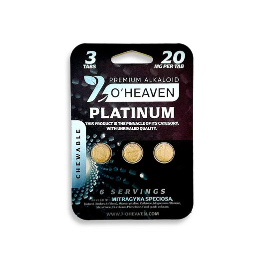 7 O'Heaven Platinum 7-OH Tablets 3 count