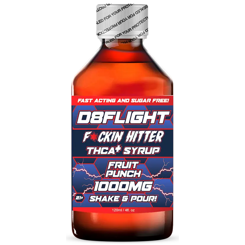 D8 Flight F8cking Hitter THCa Syrup fruit punch