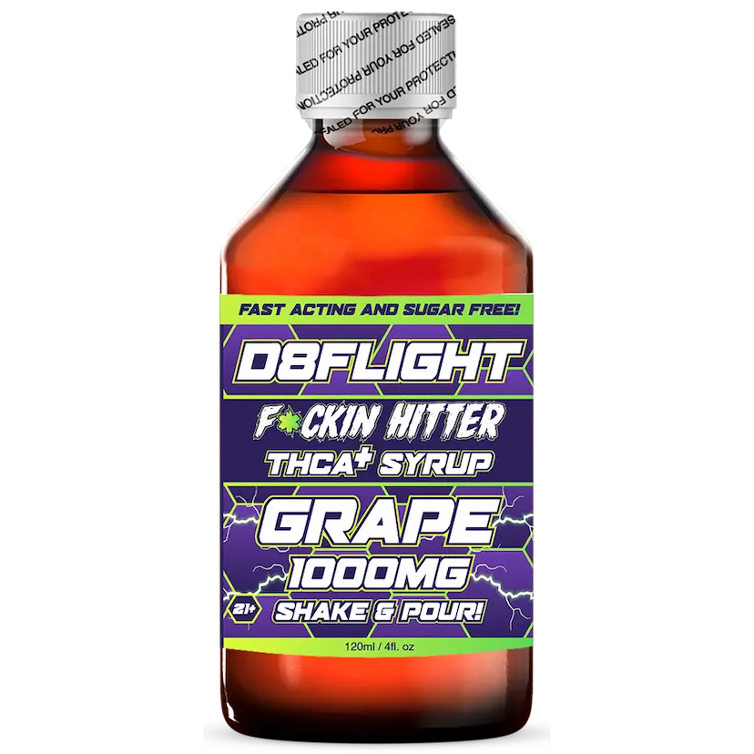 D8 Flight F8cking Hitter THCa Syrup grape