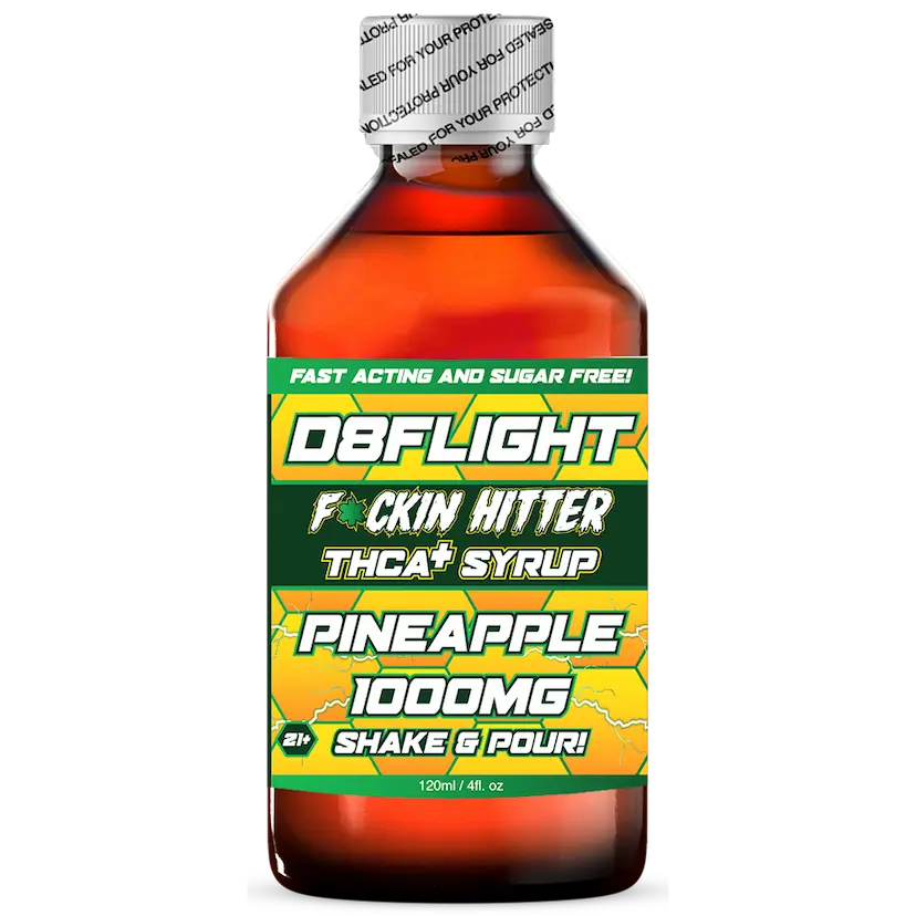 D8 Flight F8cking Hitter THCa Syrup pineapple