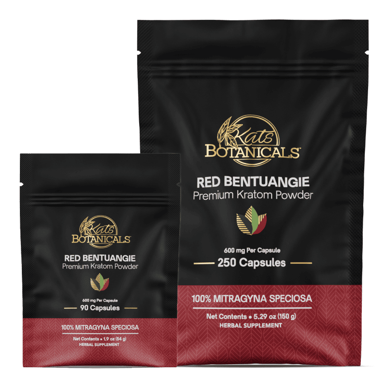 Kats Botanicals Red Bentuangie Kratom Capsules