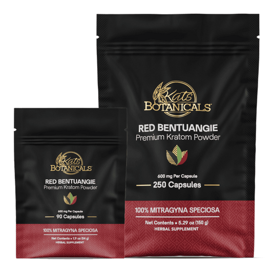 Kats Botanicals Red Bentuangie Kratom Capsules