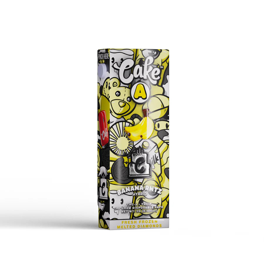Cake TKO 3.0 Disposable Vape Banana RNTZ Hybrid