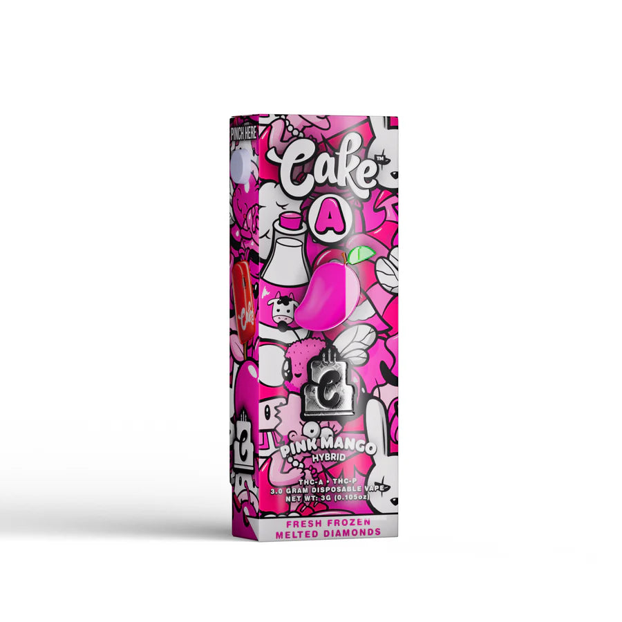 Cake TKO 3.0 Disposable Vape pink mango hybrid