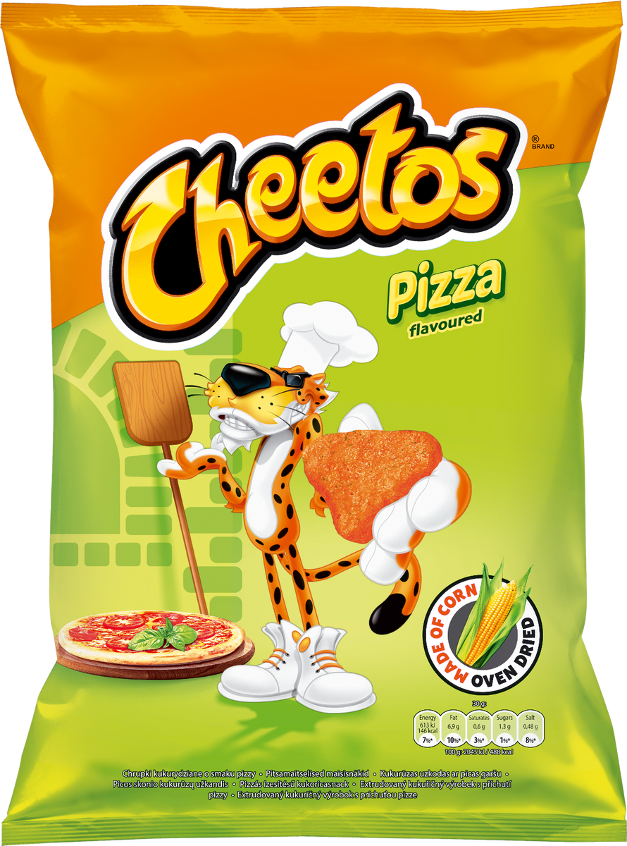 Cheetos Pizza Flavored Exotic Chips
