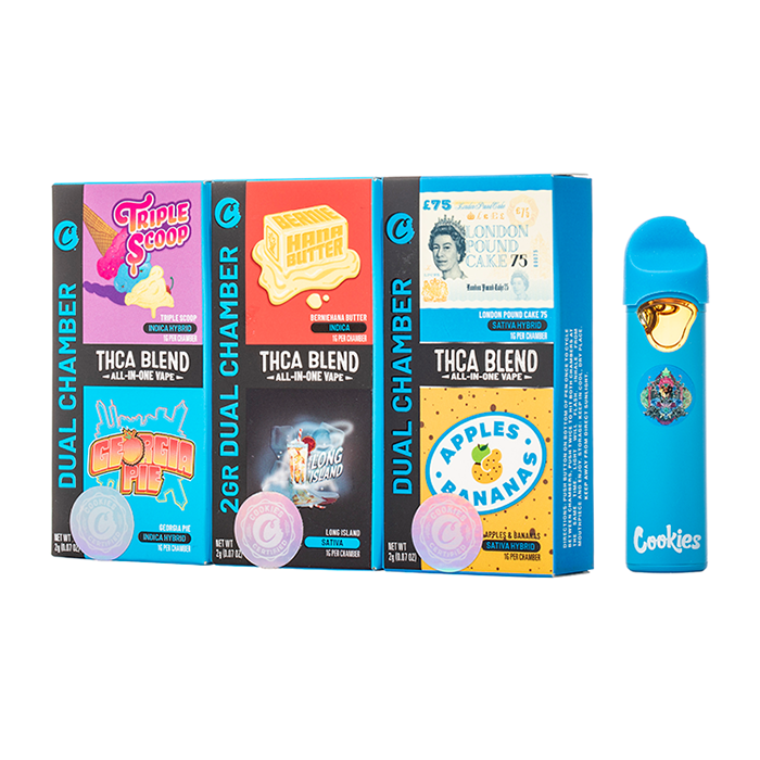 cookies dual chamber thca disposable vape