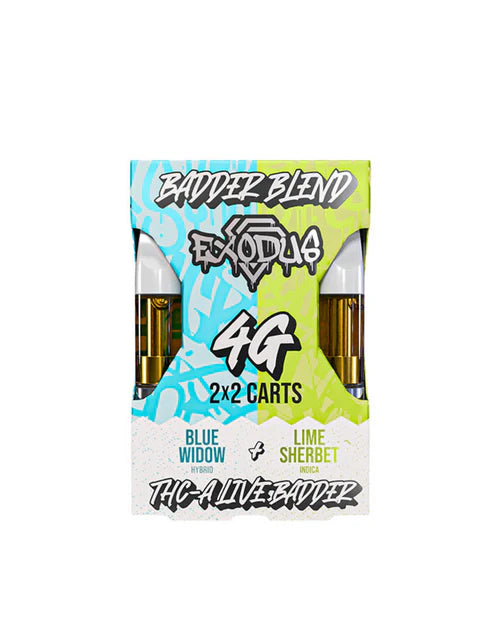 exodus badder duo carts blue widow lime sherbet