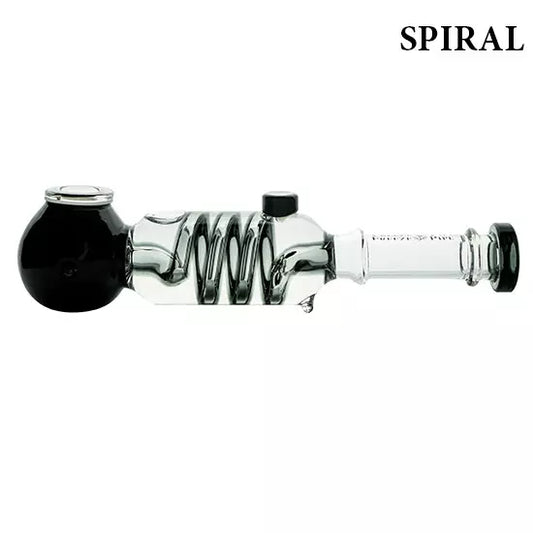 Freeze Pipe Spiral & Revolve Glass Hand Pipe