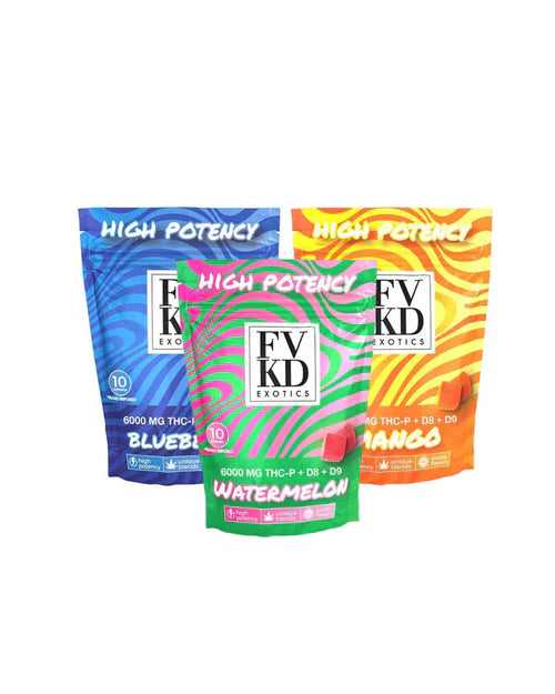 FVKD High Potency THCa Gummies 6000mg