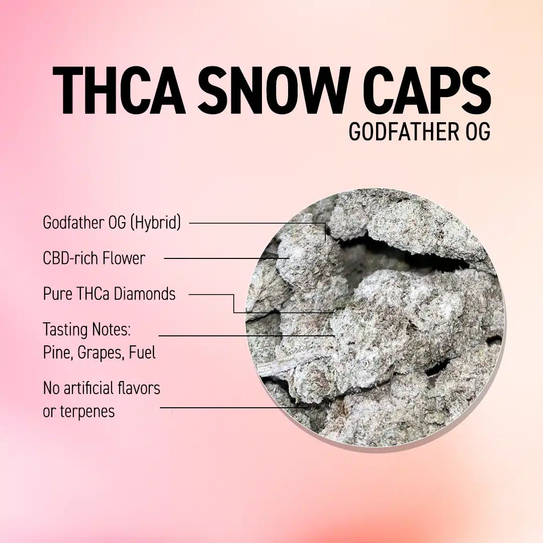 Godfather OG THCA Flower (Snow Cap)