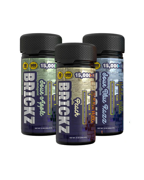 Hidden Hills Heady Blend Brickz THCa Gummies 15000mg