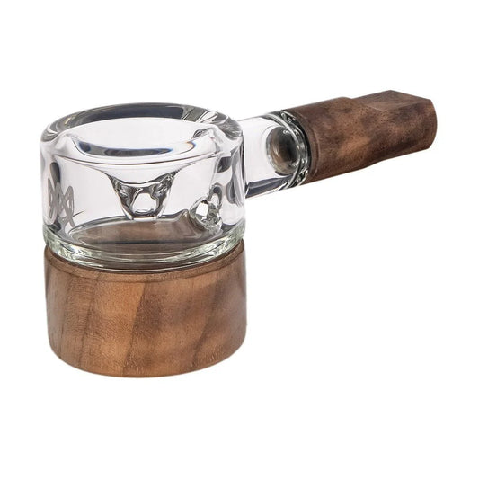 MJ Arsenal Alpine Granby Glass + Wood Hand Pipe