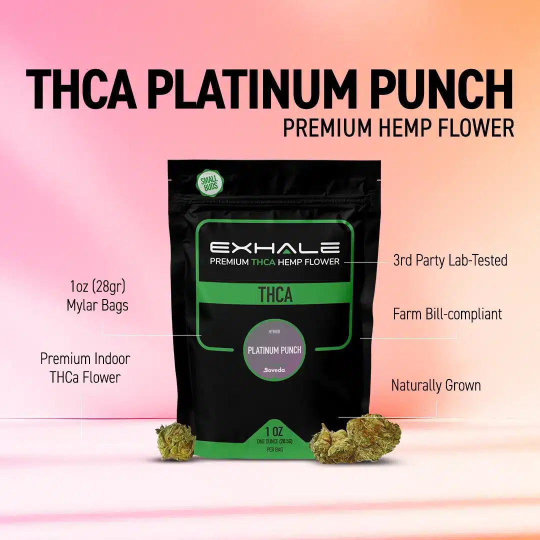 Platinum Punch Flower (Hybrid) - 28% THCa