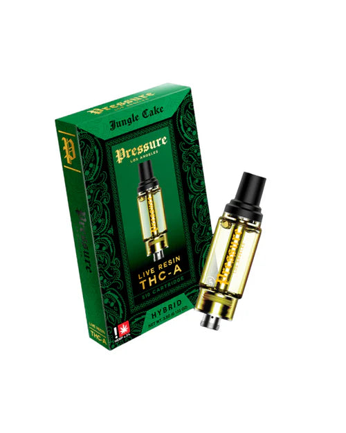 pressure la live resin thca cartridge jungle cake hybrid