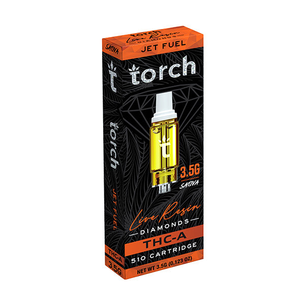 torch live resin diamonds 3.5g thca cart jet fuel