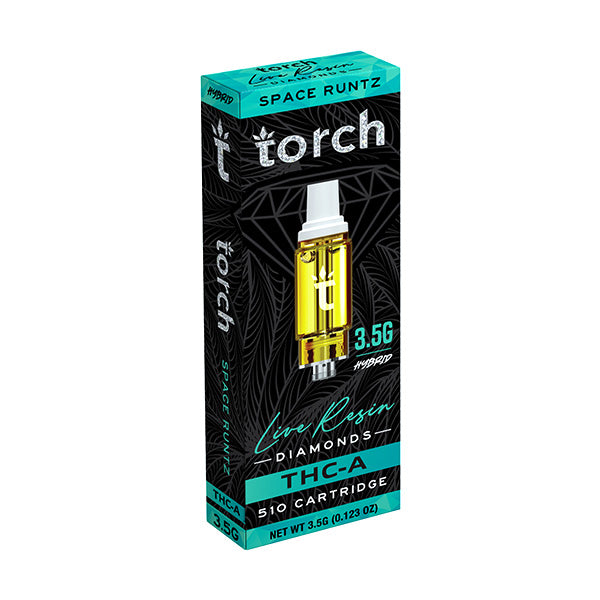 torch live resin diamonds 3.5g thca cart space runtz