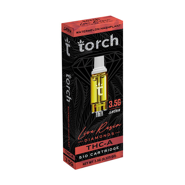 torch live resin diamonds 3.5g thca cart watermelon hashplant