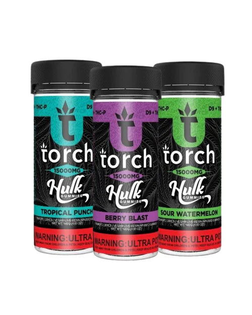 Torch Live Resin Hulk Gummies (15,000mg) - 20ct.