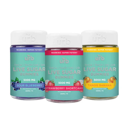 Urb Live Sugar THCa Gummies 5000mg