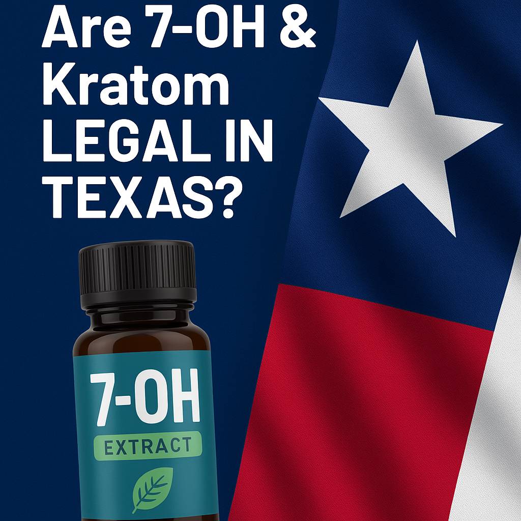 Are 7-OH & Kratom Legal in Texas?