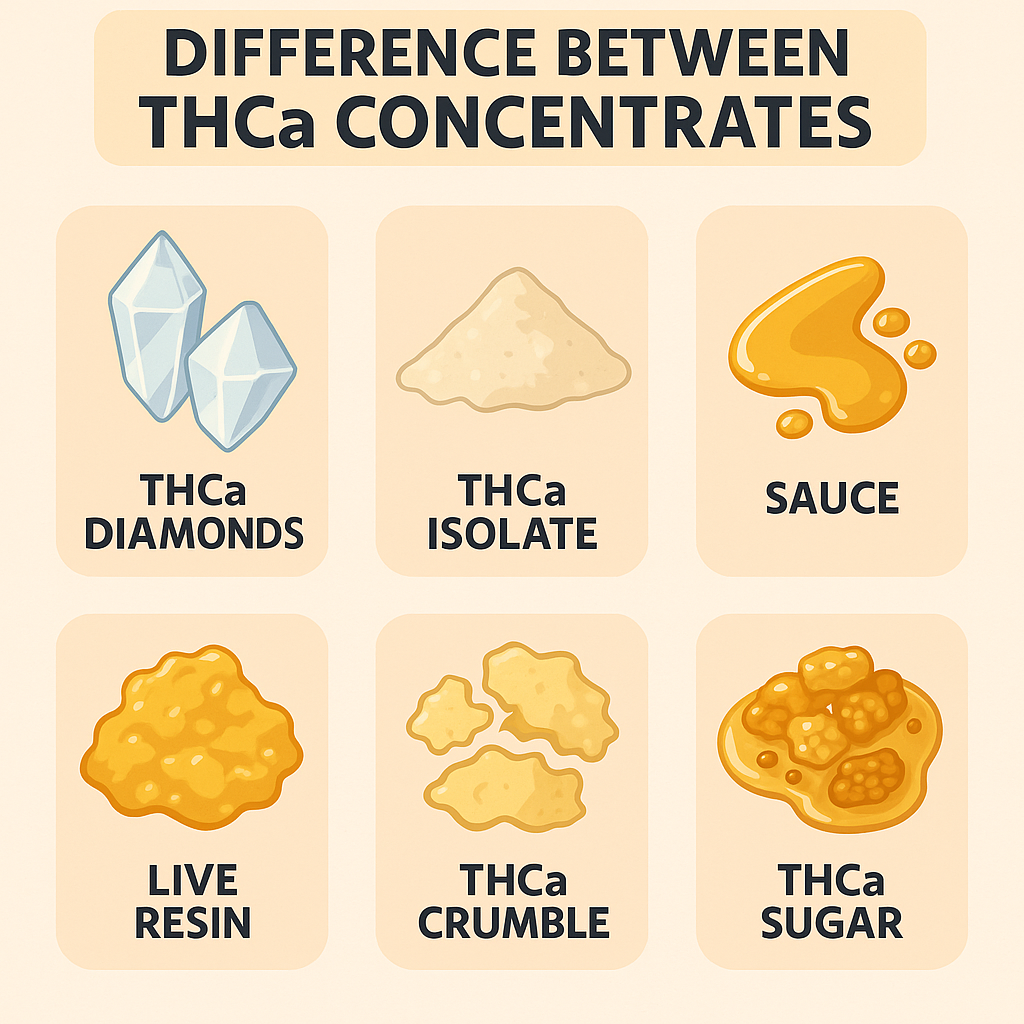 Difference Between THCa Concentrates