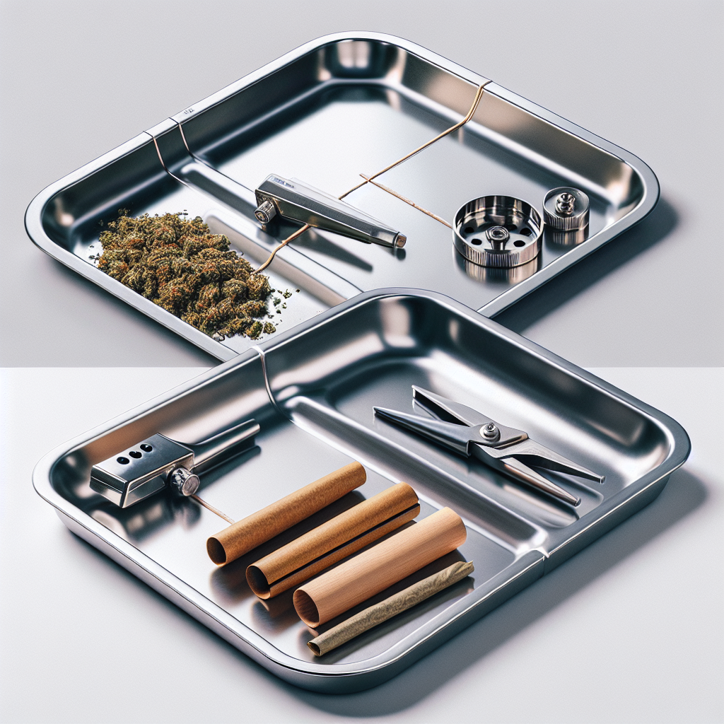 Stainless vs Aluminum Metal Rolling Trays (Durability Guide)
