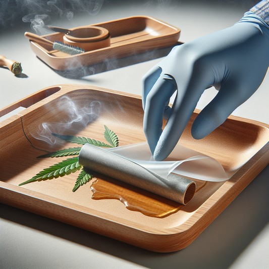 How to Remove Sticky Residue From a Rolling Tray Without Damaging the Finish