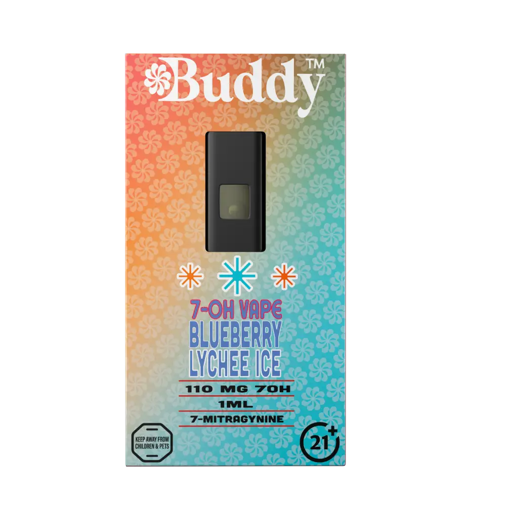 buddy 7-oh vape blueberry lychee ice