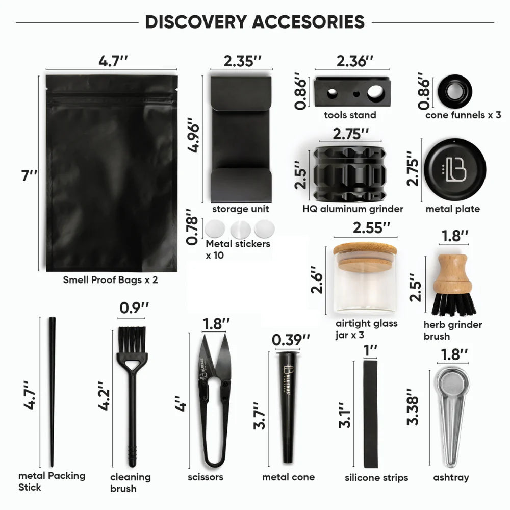 Discovery 2 Storage Stash Box with Fingerprint Lock Accessories