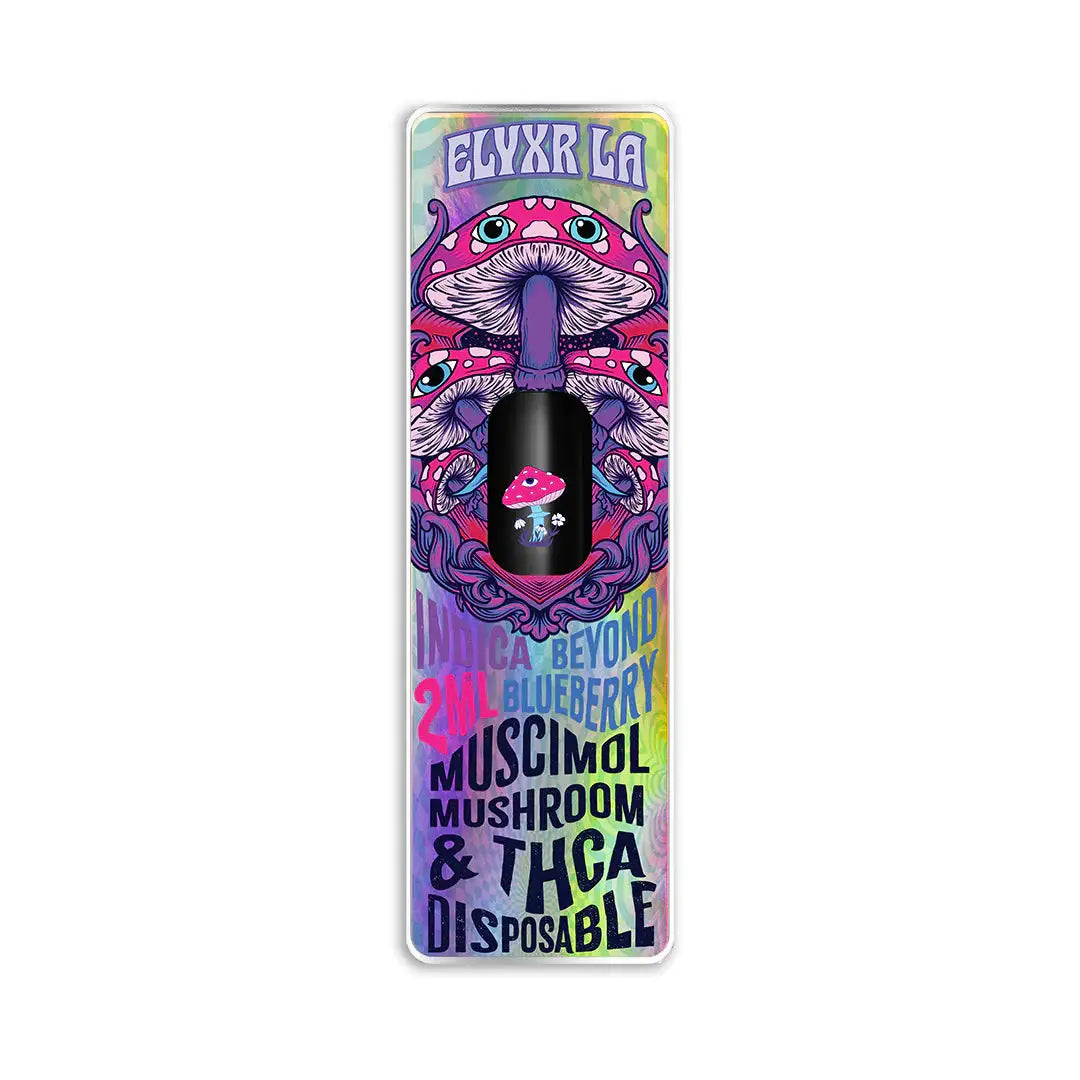 muscimol mushroom and thca disposable vape pen